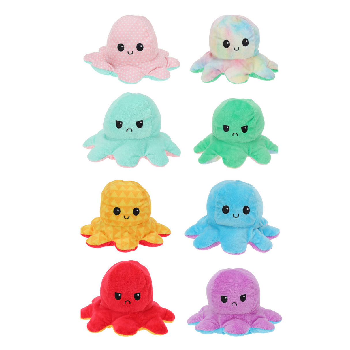 Pluchen octopus omkeerbaar