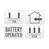 Zilverdraad 40led warm white, 195cm