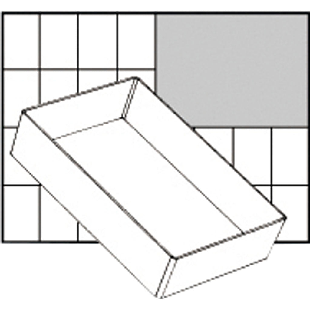 Raaco inzet box, afm a6-1, h: 47 mm, afm 157x109 mm, 1 stuk