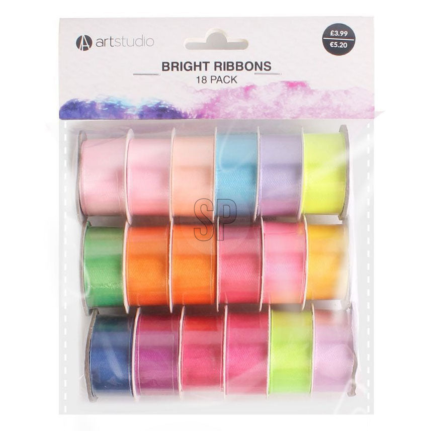 Decoratief lint kleur, 18st.