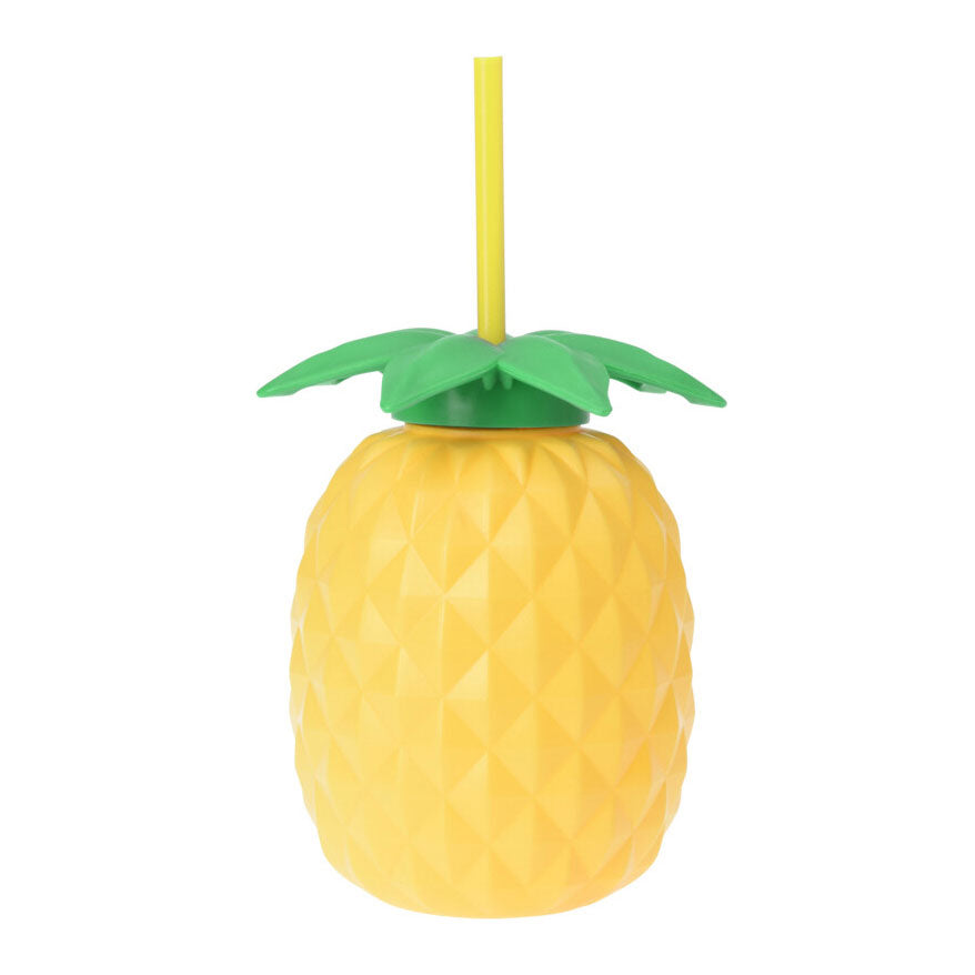 Kinderbeker met rietje ananas