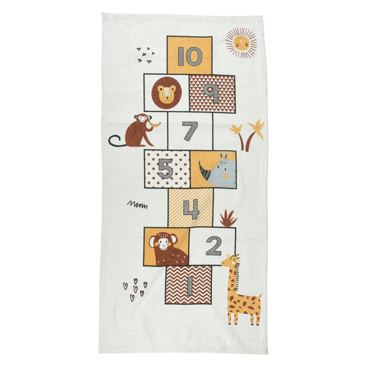 Vloerkleed hinkelen safari, 70x140cm
