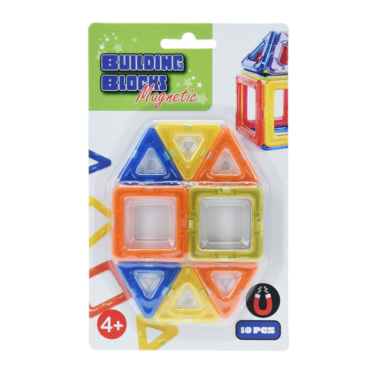 Constructieset magnetisch, 10st.