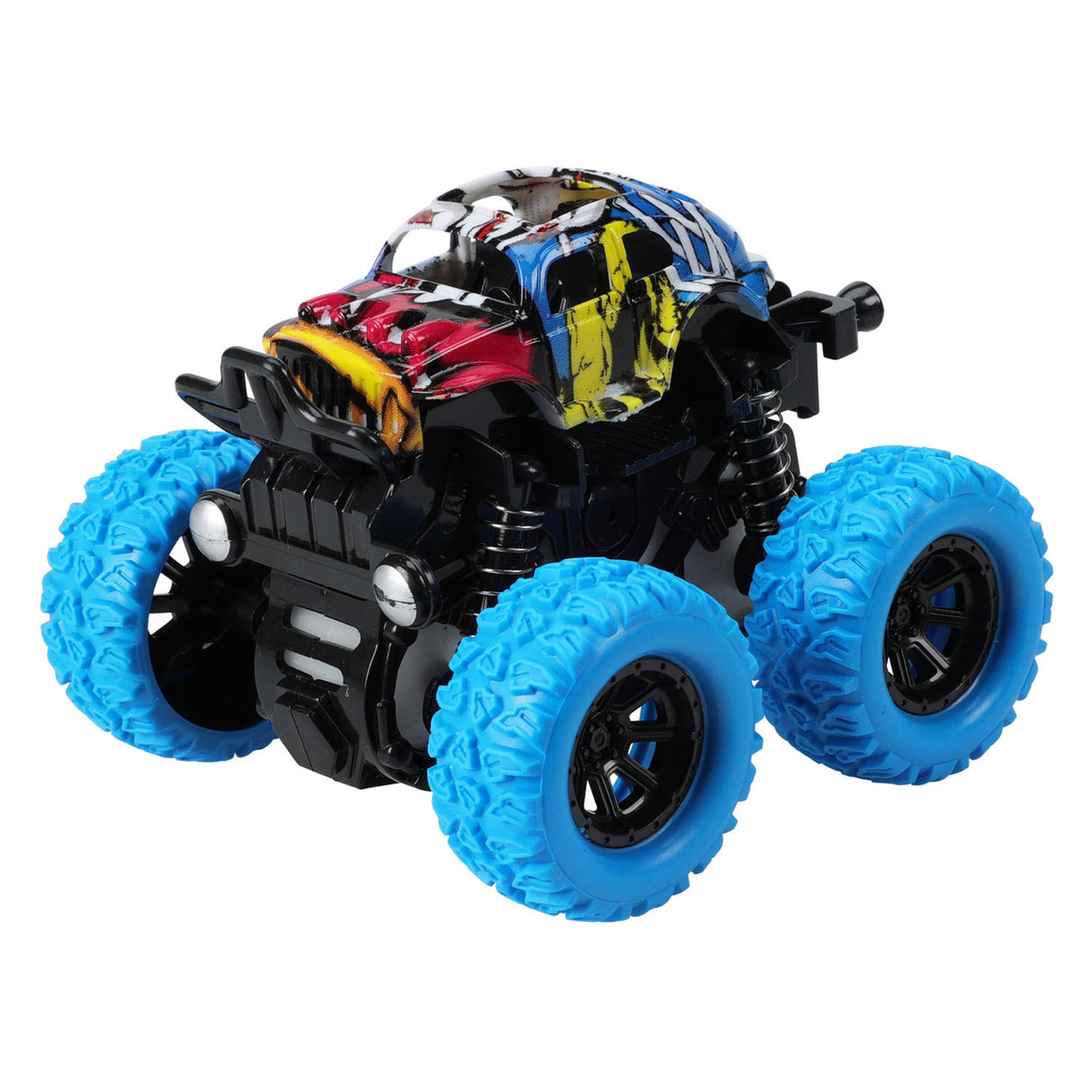 Frictie monstertruck graffiti, 9cm