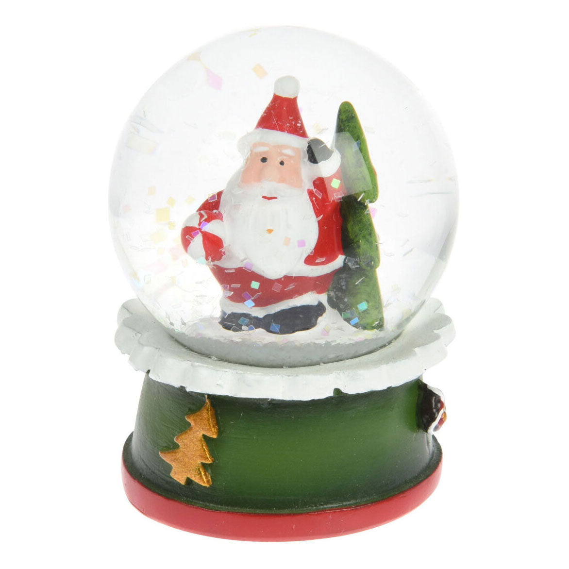 Waterbal met kerstfiguur, 4,5cm