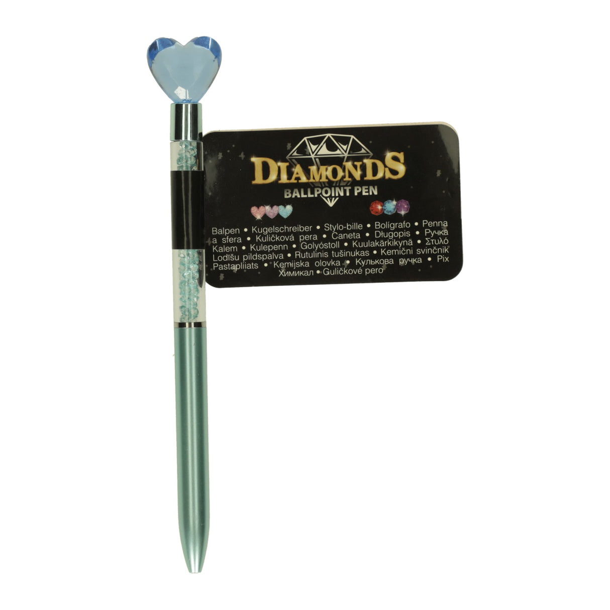 Balpen met diamanten