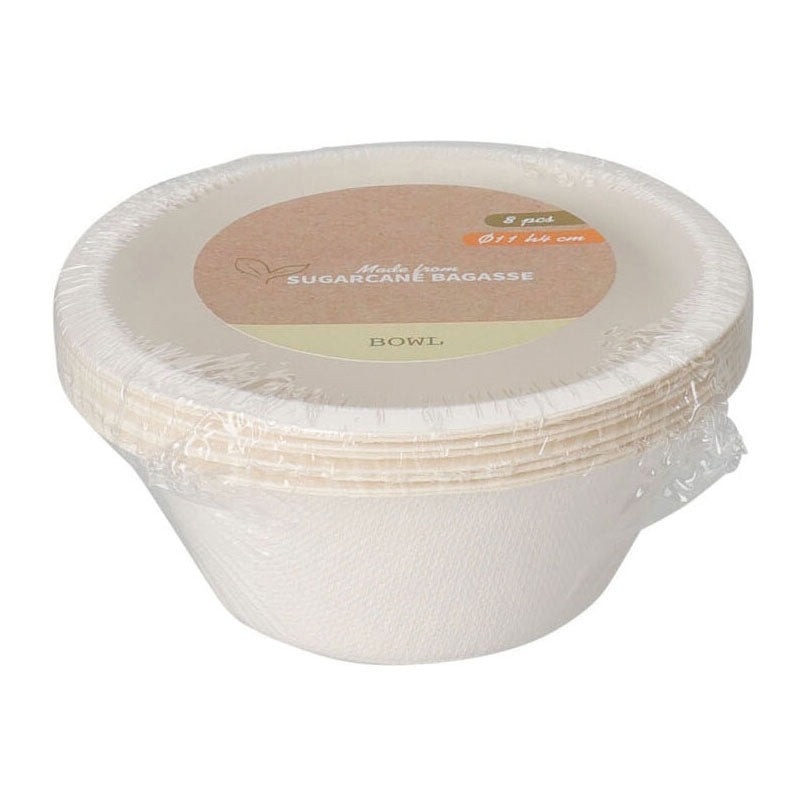 Wegwerpschaaltjes suikerriet 250ml, 8st.