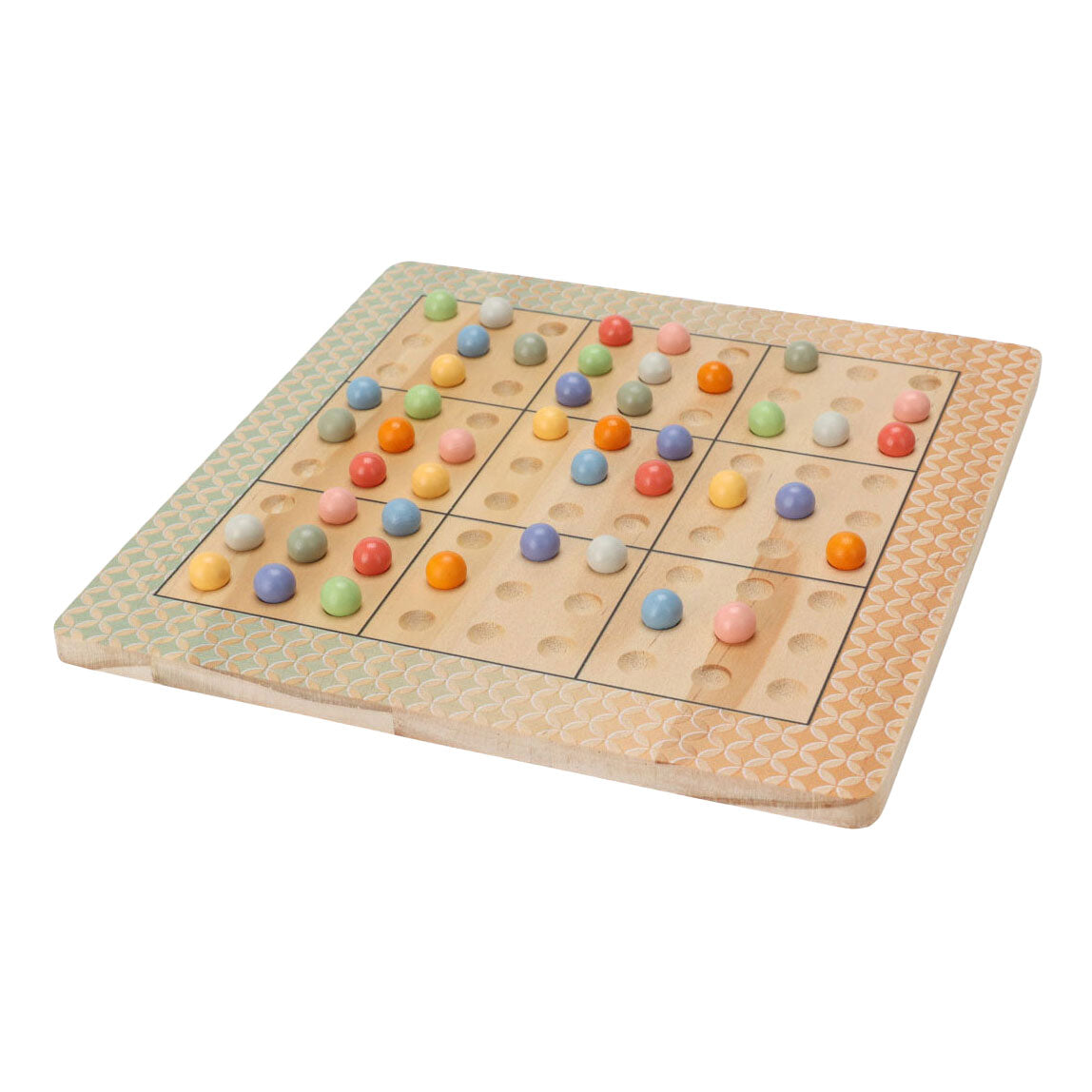 Houten bordspel sudoku