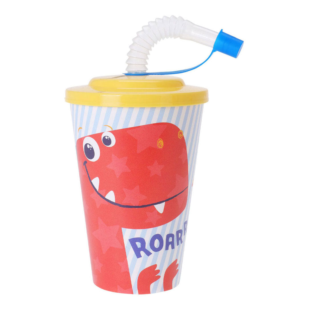 Drinkbeker met rietje