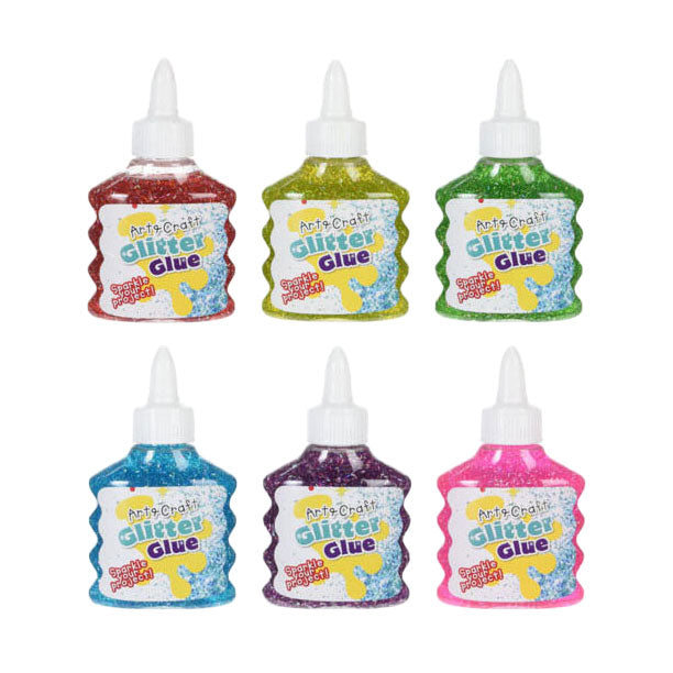 Glitterlijm in fles, 90ml