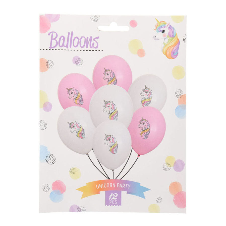 Ballonnen eenhoorn, 12st.