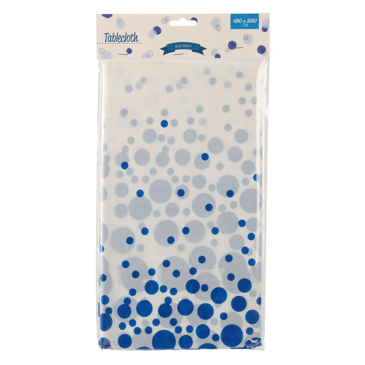 Tafelkleed blauw, 130x220cm