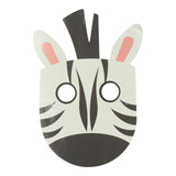 Masker jungle papier set, 8st.