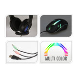 Gamingset muis toetsenbord hoofdtelefoon 3in1
