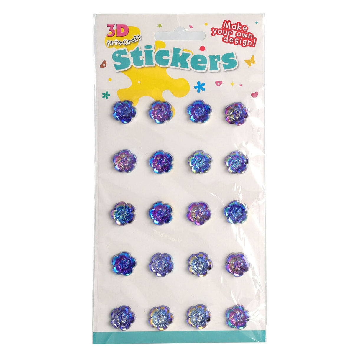 Sticker bloemen, 20st.