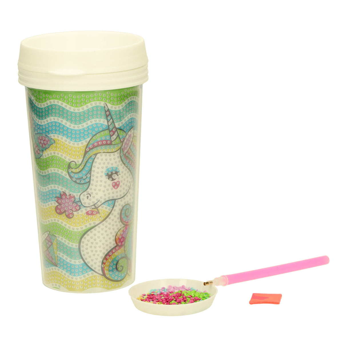Maak je eigen drinkbeker diamond painting