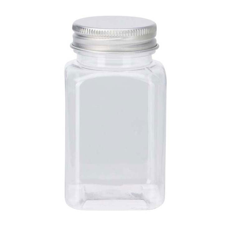 Plastic opbergpotjes met deksel, 4st.