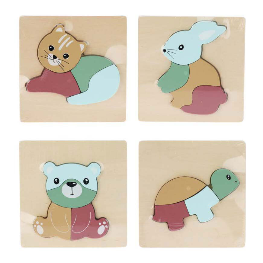 Houten puzzel dier