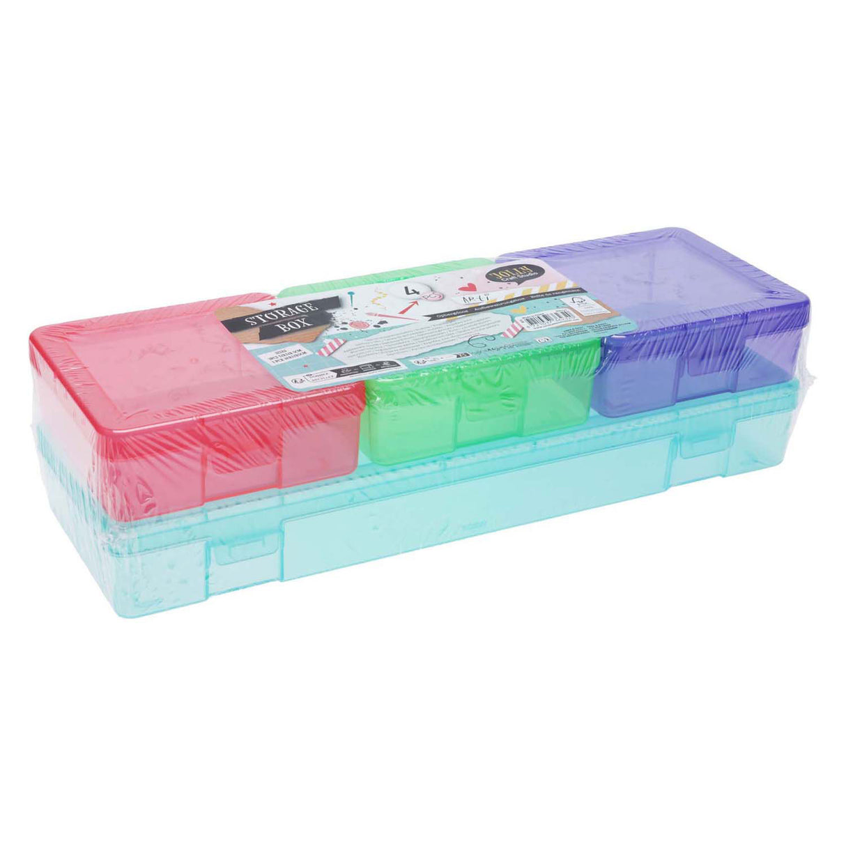 Set opbergboxen, 4dlg.