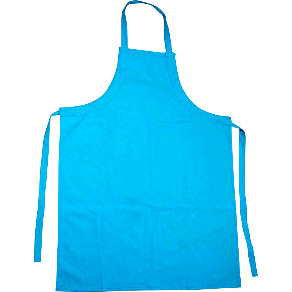 Creatief bedrijf kunstenaarsschort, l: 70 cm, b: 55 cm, afm 7-12 jaar, 1 stuk