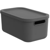 Rotho decoratie opbergbox albula light 12 l antraciet