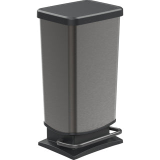 Pedaalemmer - afvalbak 40 l paso grafiet