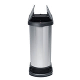Rotho pedaalemmer - afvalscheider 2x25 l paso zilver