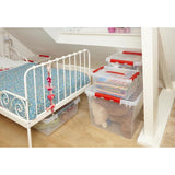 Sunware q-line box 26l transparant rood