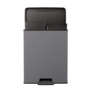 Curver pedaalemmer decobin duo 26l 26l cool grey
