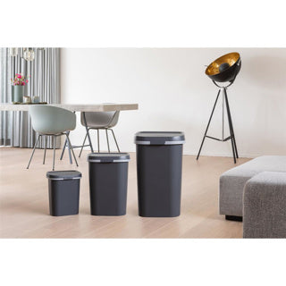 Curver mistral flat afvalbak 25l antraciet