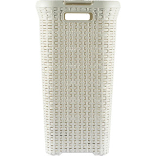 Curver style wasmand met deksel 60l wit