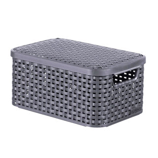 Curver style mandje 6l s deksel antraciet
