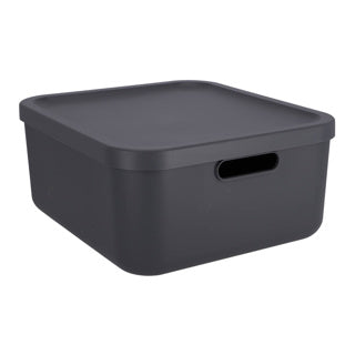 Rotho decoratie opbergbox albula light 20 l antraciet