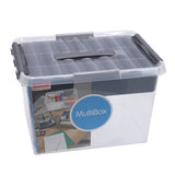 Sunware q-line opbergbox met inzet 22 liter