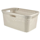 Curver style wasmand 45 l vintage wit