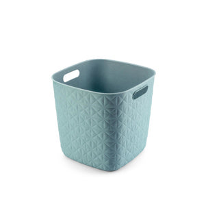 Curver softex opbergmand cube 15l blauwgroen