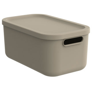 Rotho decoratie opbergbox albula light 12 l cappuccino