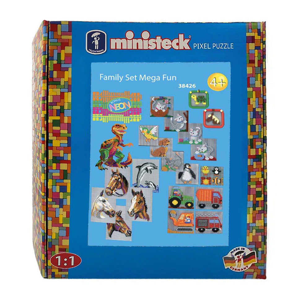 Ministeck familieset mega fun - xxl box, 4000st.