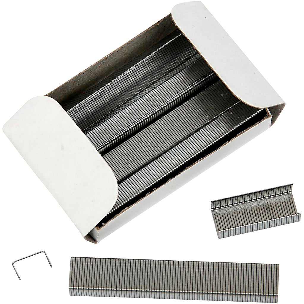 Creativ company nietjes, afm 6 4, b: 6 mm, 10x1000 stuk 1 doos