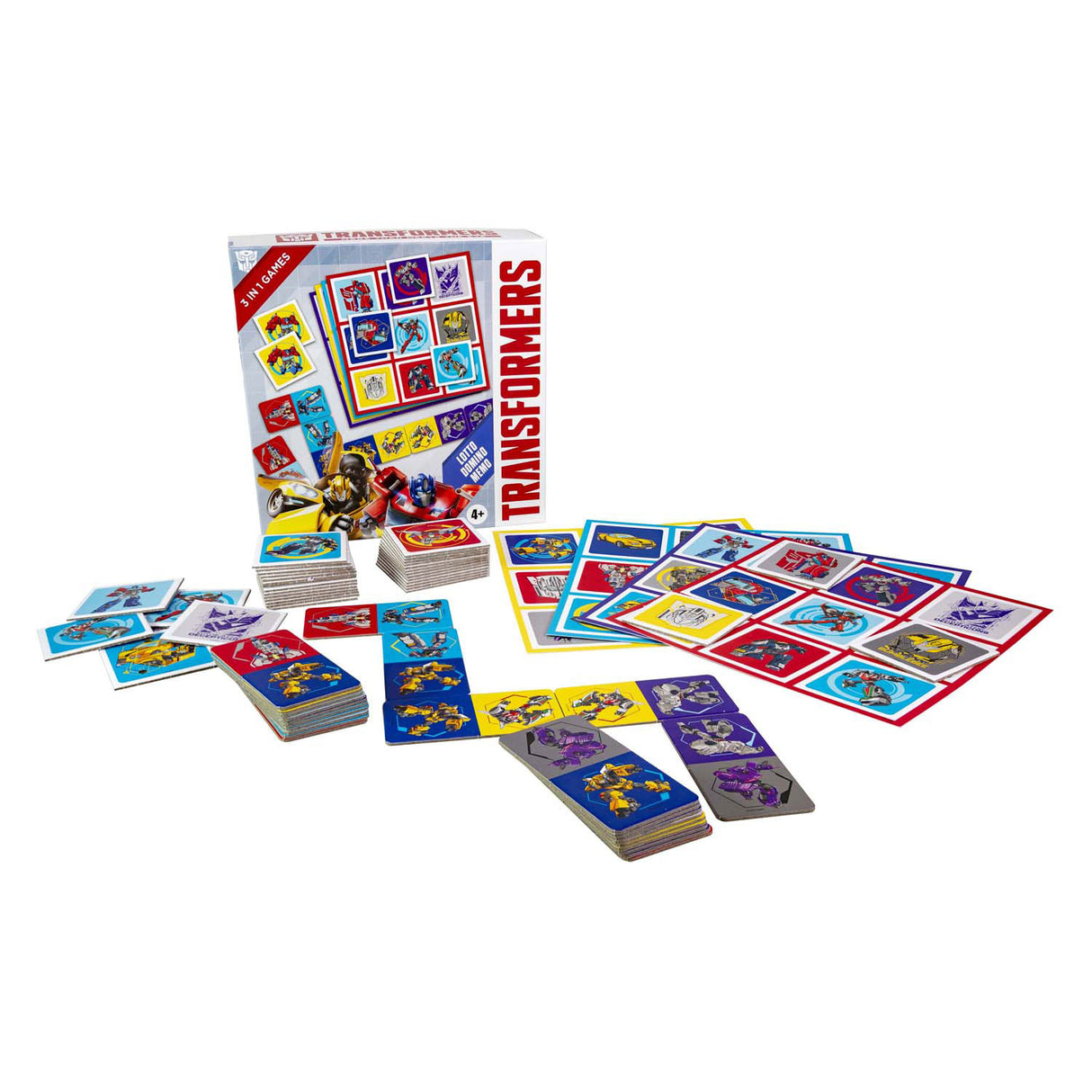 Selecta transformers 3in1 memo lotto domino