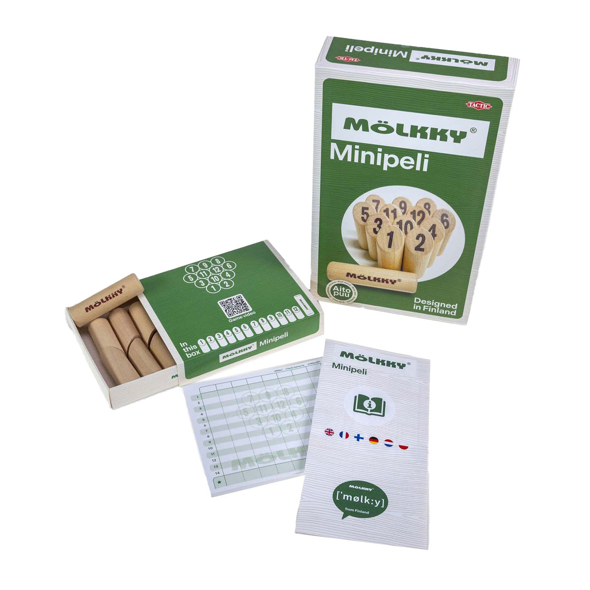 Selecta molkky mini spel werpspel