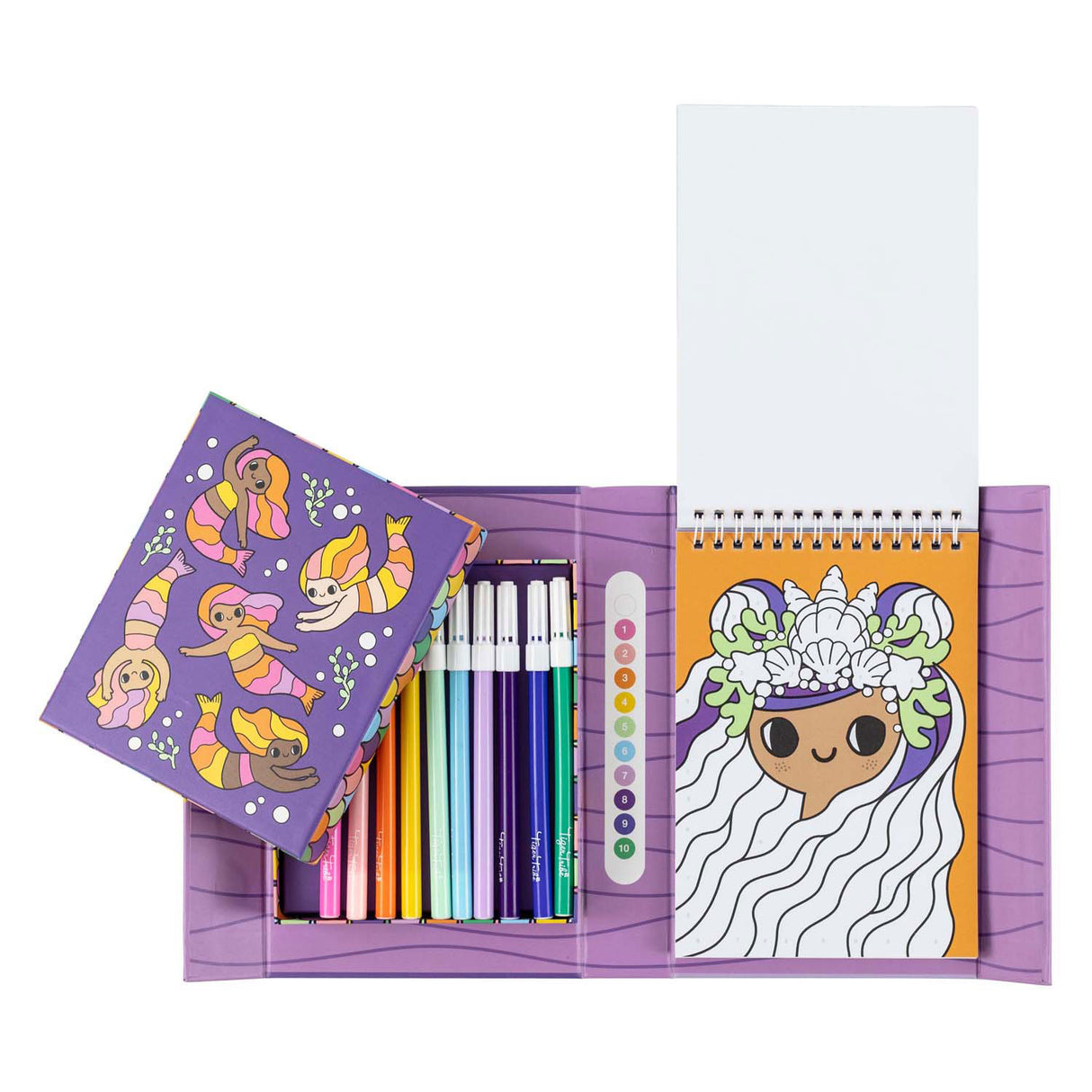 Selecta kleuren op nummer - zeemeerminnen en vrienden