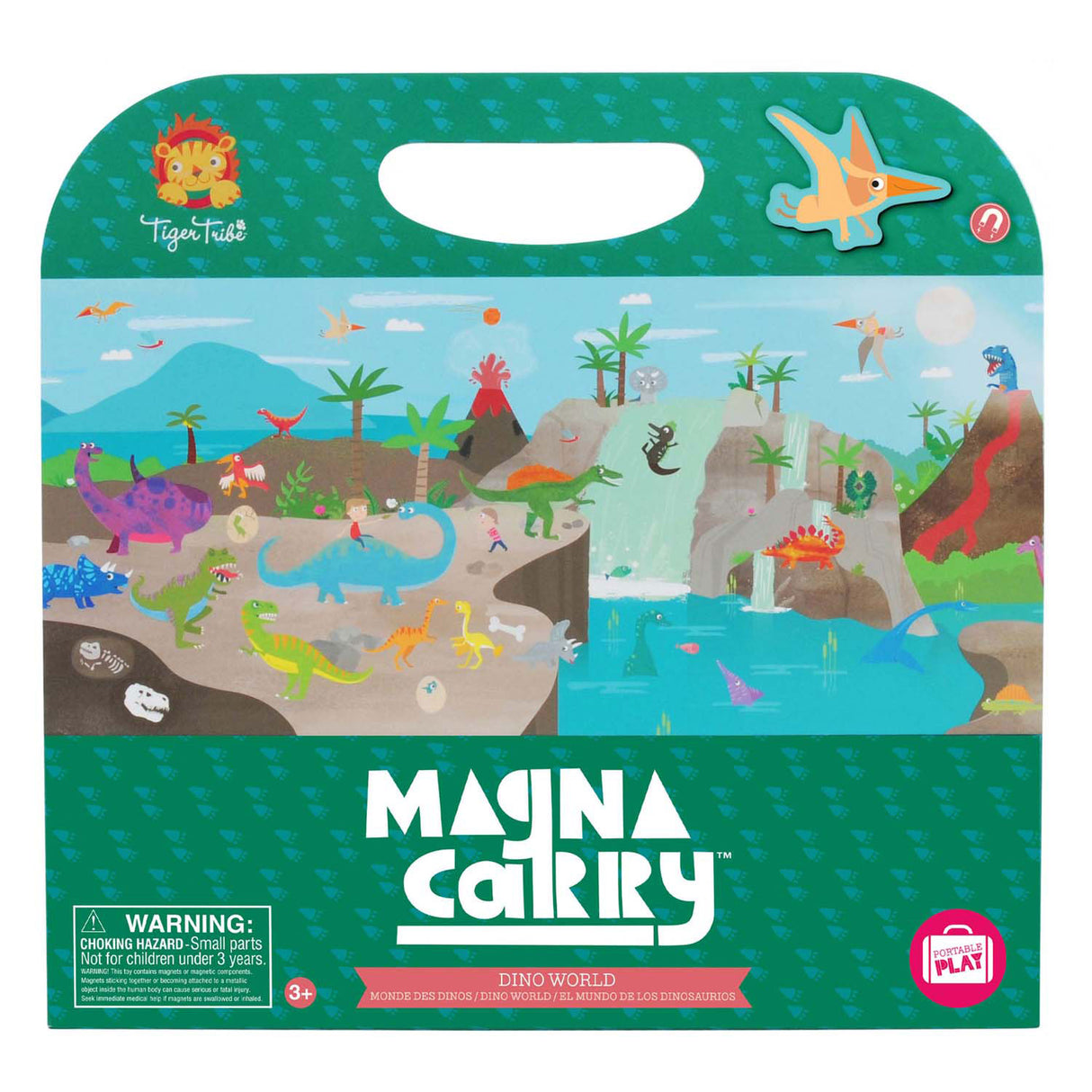 Selecta magna carry - dinosaurus magneetboek