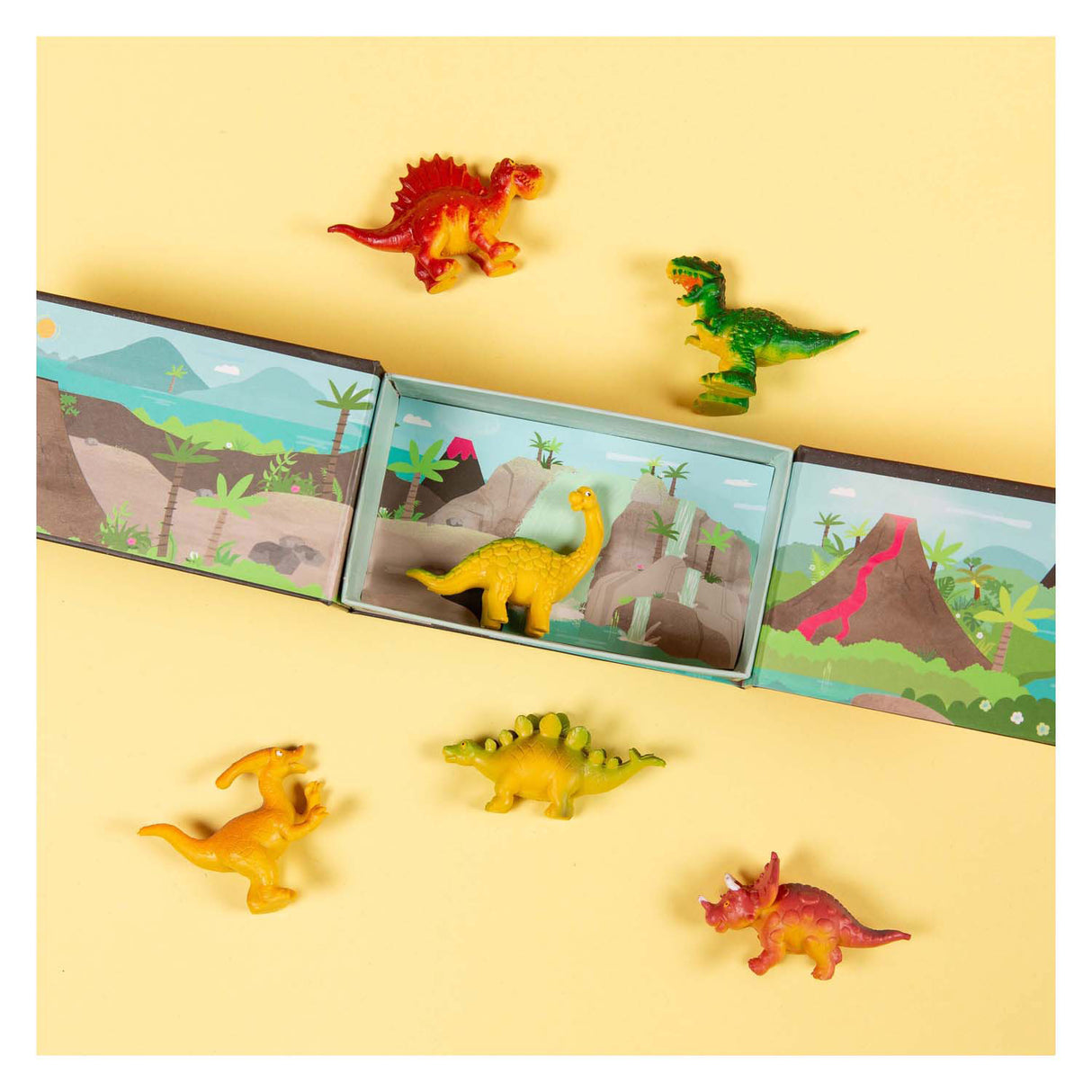 Selecta stam van dinosaurussen figuren speelset