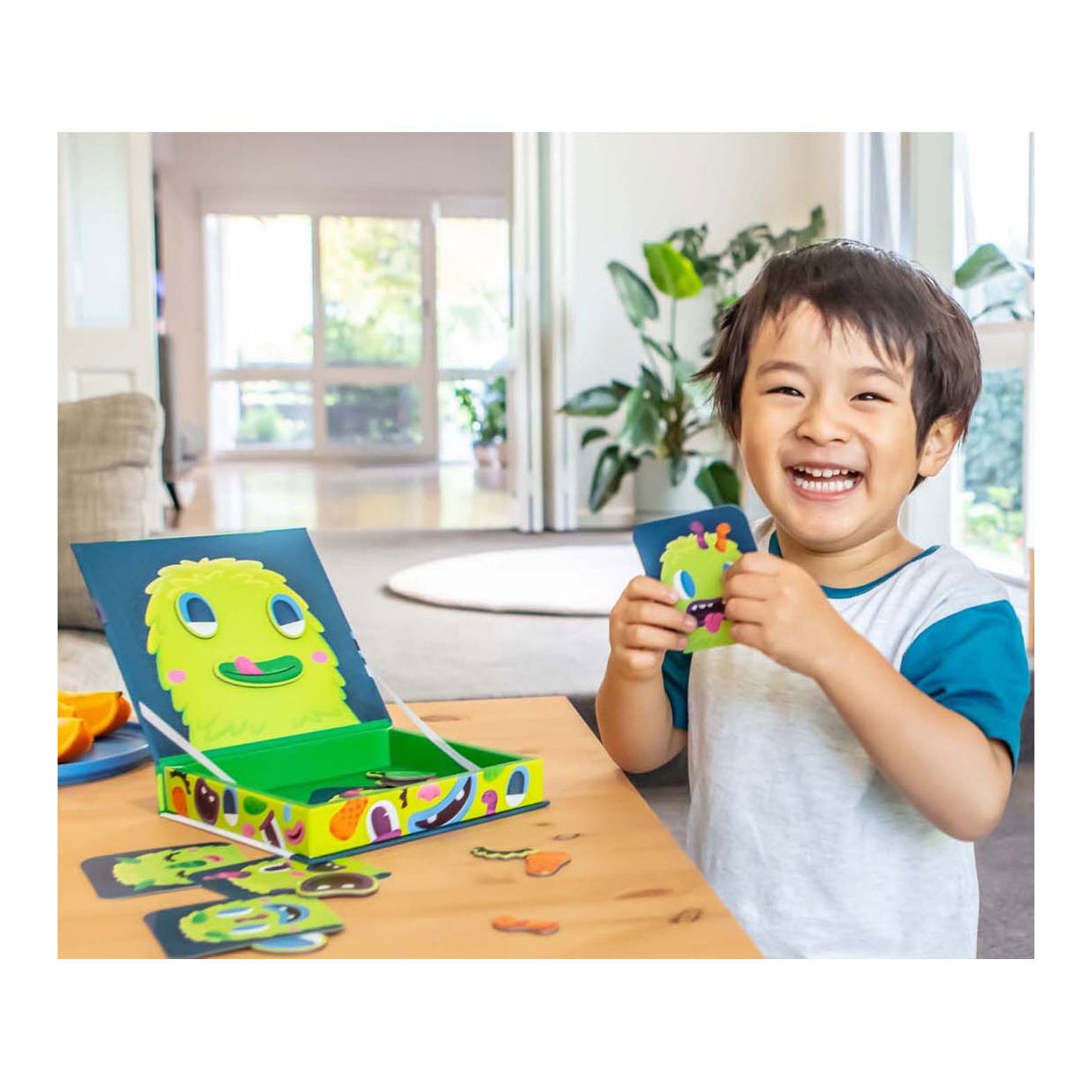 Selecta magna face - monsters magneetspel