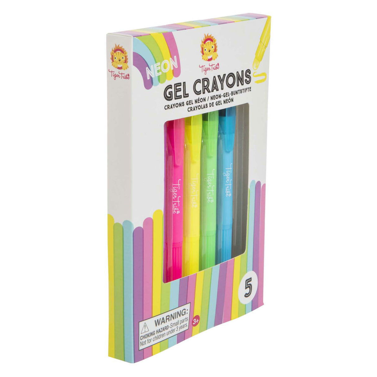 Selecta neon gel krijtjes, 5st.