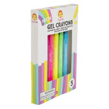 Selecta neon gel krijtjes, 5st.