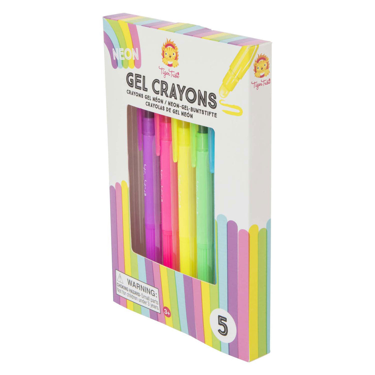 Selecta neon gel krijtjes, 5st.