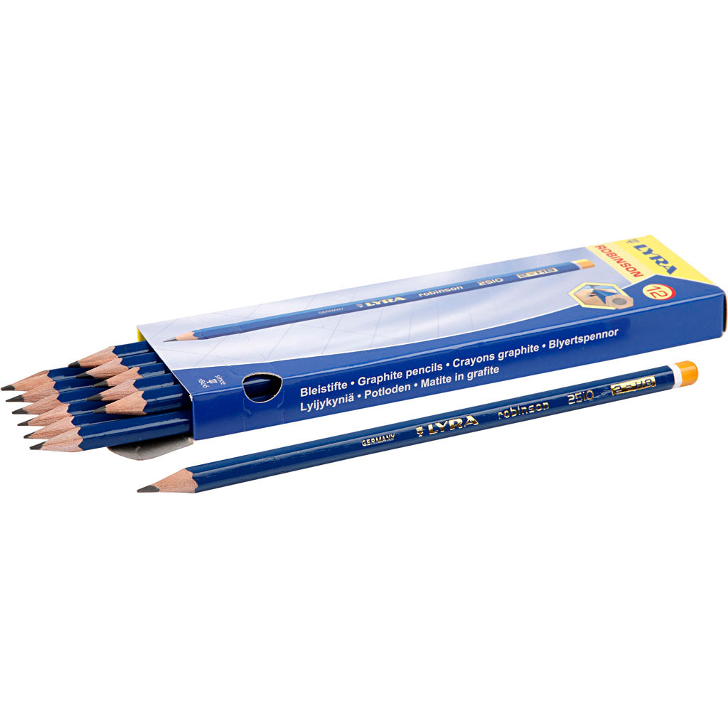 Lyra robinson potloden, d 6,8 ​​mm, hb, vulling 2 mm, 12 stuk 1 doos