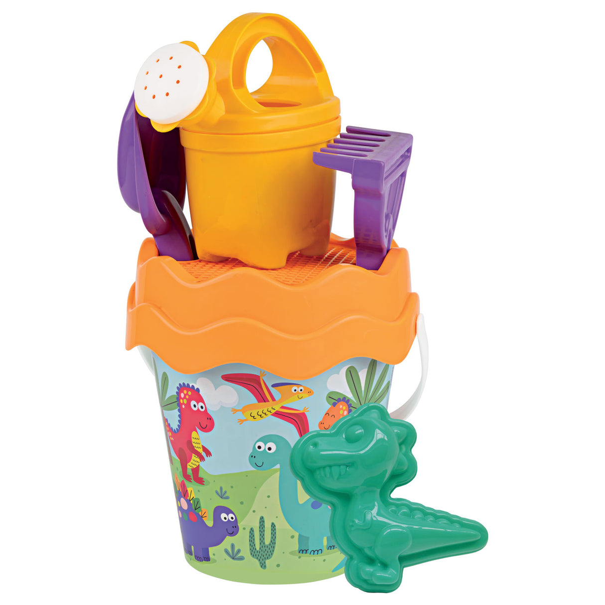 Androni strandset dino's, 6dlg.